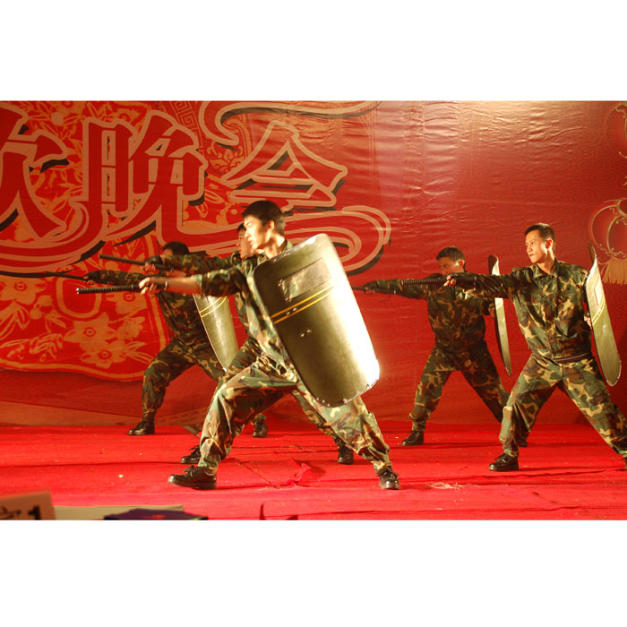 預備役警衛排表演